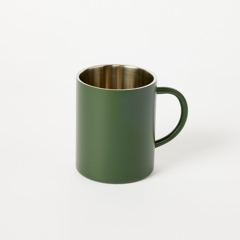 Load image into Gallery viewer, MUG S/S  DOUBLE WALL INSULATED OLIVE 450ML
