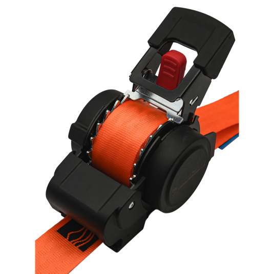 Retractable Automatic Ratchet Tie Downs, 38mm x 4m, 1000kg - 2 pack