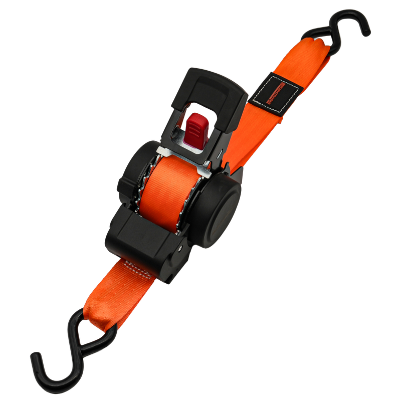 Load image into Gallery viewer, Retractable Automatic Ratchet Tie Downs, 38mm x 4m, 1000kg - 2 pack
