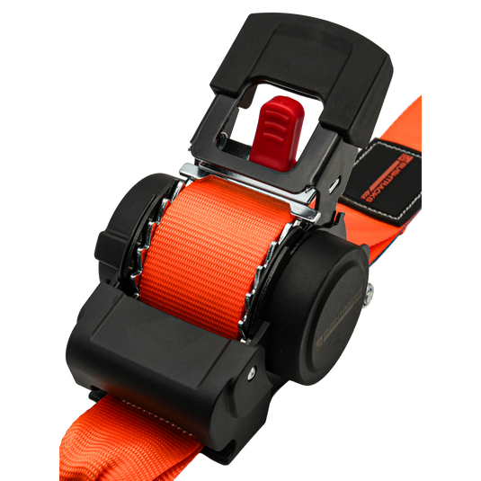 Retractable Automatic Ratchet Tie Downs, 50mm x 4.5m, 1500kg