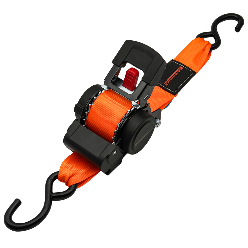 Load image into Gallery viewer, Retractable Automatic Ratchet Tie Downs, 50mm x 4.5m, 1500kg
