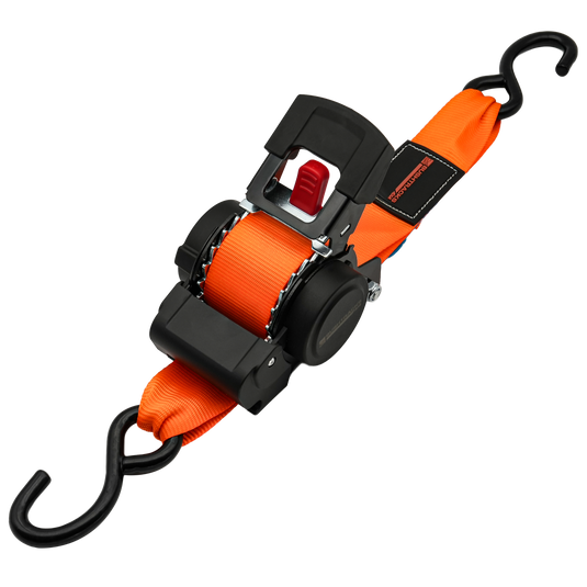 Retractable Automatic Ratchet Tie Downs, 50mm x 4.5m, 1500kg