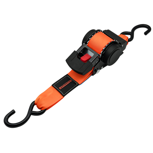 Retractable Automatic Ratchet Tie Downs, 50mm x 4.5m, 1500kg