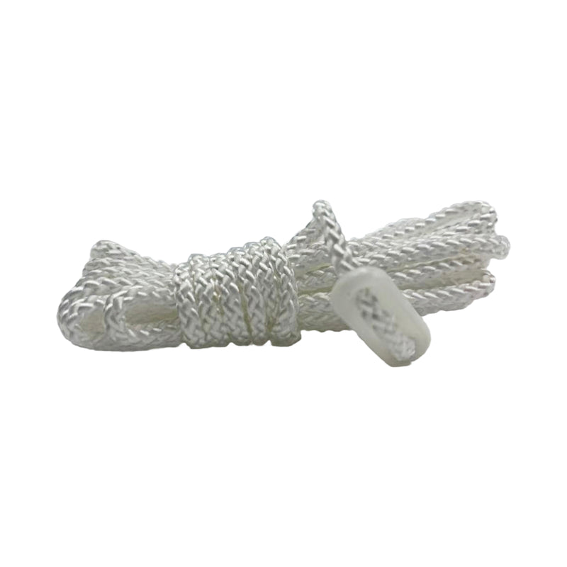 Load image into Gallery viewer, Bush Tracks 4mm Single Guy Rope With Plastic Slider, White 4mm x 3m - 4 Pack
