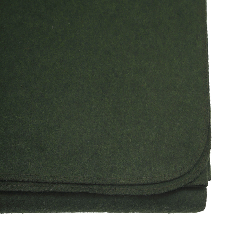 Load image into Gallery viewer, 85% Wool Olive Blanket – Heavy-Duty, 2.2m x 1.7m
