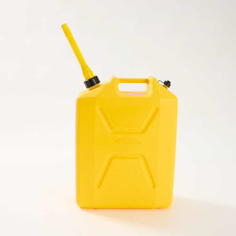 Load image into Gallery viewer, Bush Tracks 20L Heavy Duty Fast Pour Fuel Can – Diesel Yellow
