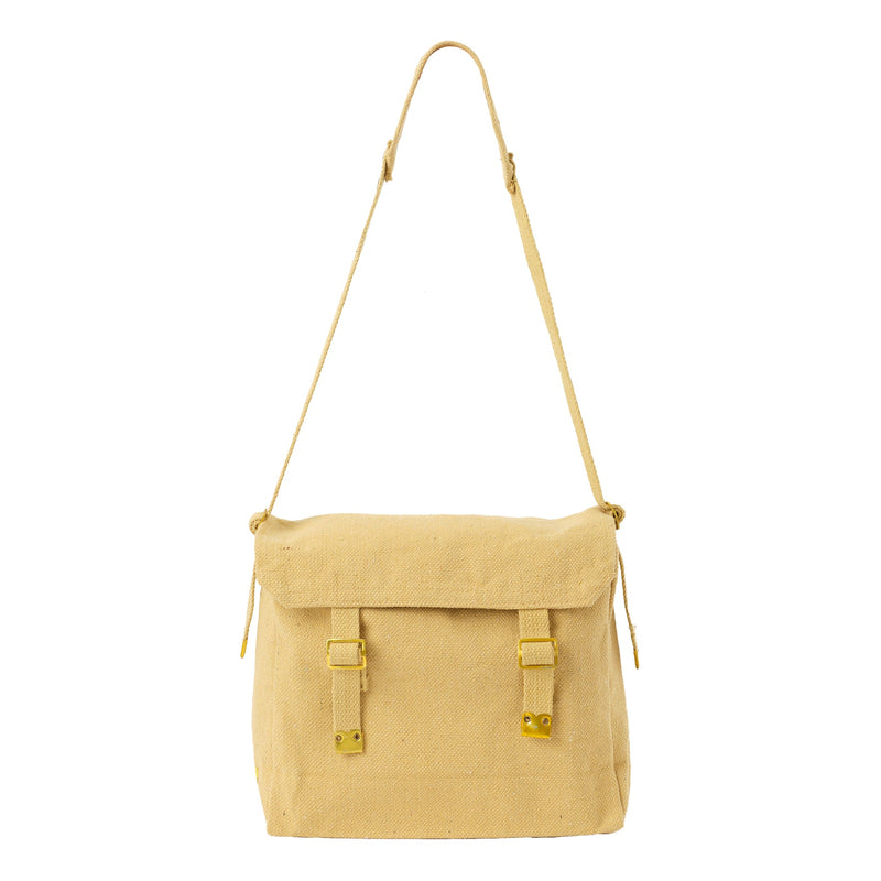 Load image into Gallery viewer, Cotton Canvas Webbing Shoulder Bag HAVERSACK KHAKI WH1
