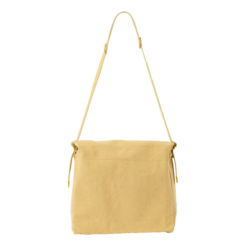 Load image into Gallery viewer, Cotton Canvas Webbing Shoulder Bag HAVERSACK KHAKI WH1
