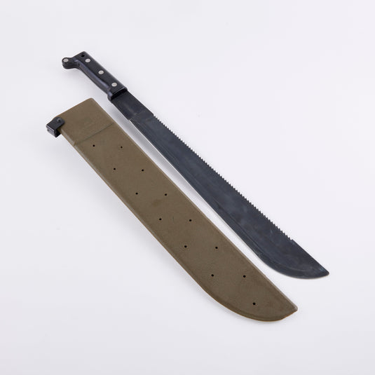 MACHETE 18" US ARMY STYLE WITH SAW BACK & COVER