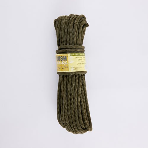 ROPE 7mm OLIVE 50'