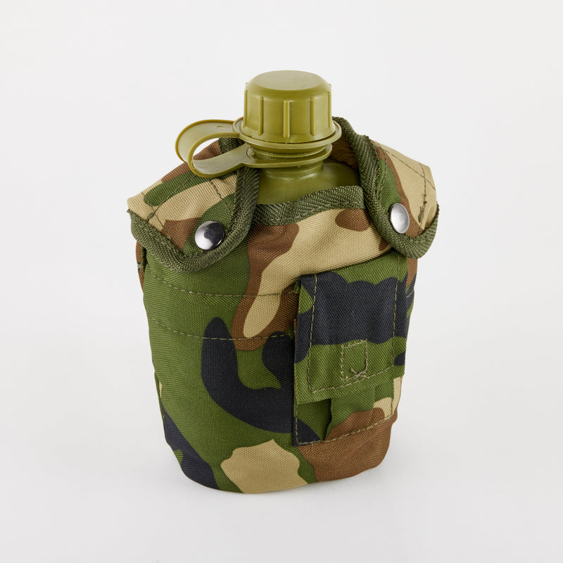 Load image into Gallery viewer, WATER BOTTLE ARMY STYLE CAMO CANTEEN
