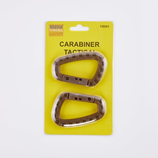 CARABINER TACTICAL TWIN PACK MIX COLOURS