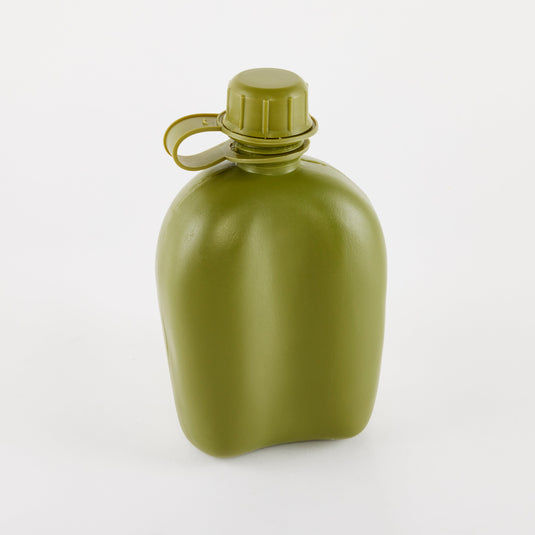 WATER BOTTLE ARMY STYLE OLIVE CANTEEN