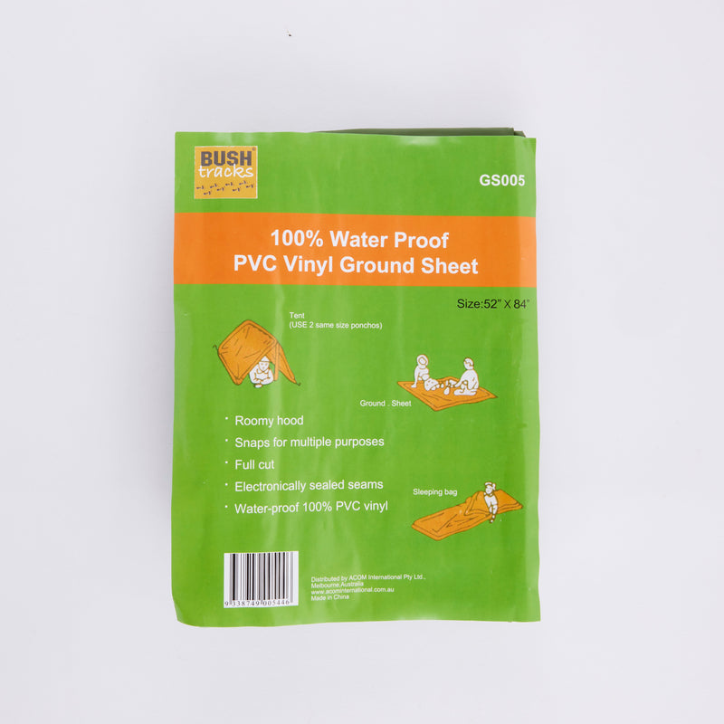 VINYL GROUND SHEET 132 X 213 CM OLIVE – Acom International