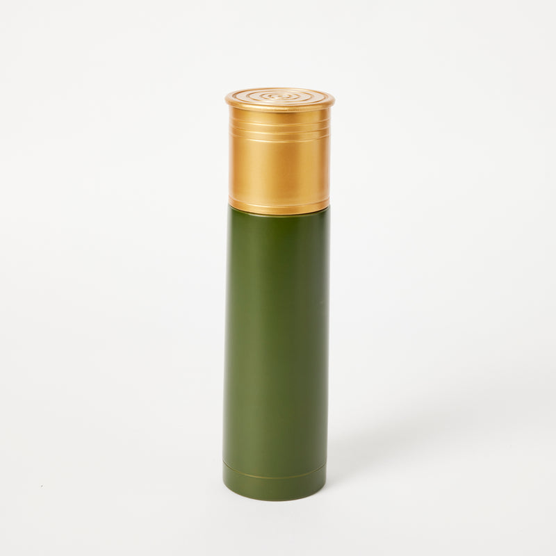 Load image into Gallery viewer, THERMOS FLASK 500ml OLIVE BULLET SHAPE
