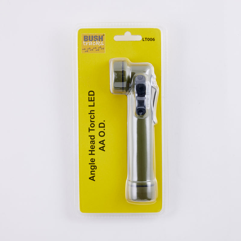 Load image into Gallery viewer, ANGLE HEAD TORCH AA LED OLIVE
