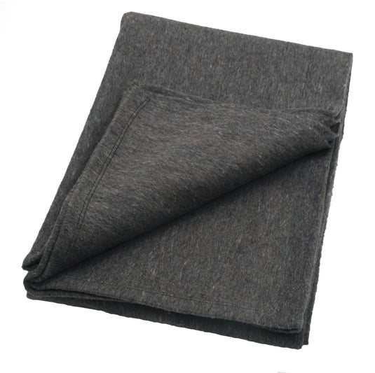 Army Grey Wool Blanket – 55% Wool Military Style Heavy Duty Camping & Survival Blanket