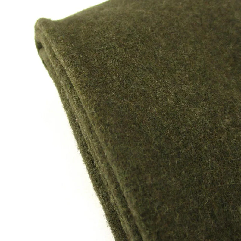 Load image into Gallery viewer, 85% WOOL BLANKET OLIVE 2.2M X 1.7M

