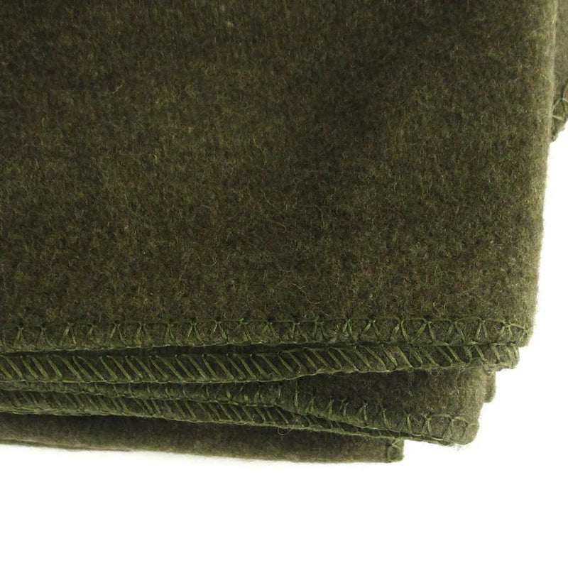 Load image into Gallery viewer, 85% WOOL BLANKET OLIVE 2.2M X 1.7M
