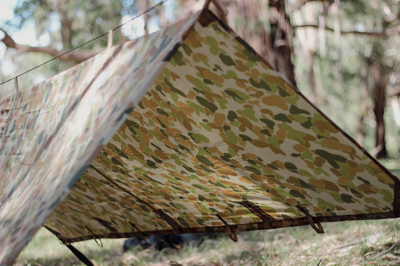 ultralight camo tarp HUTCHIE AUSCAM NEW