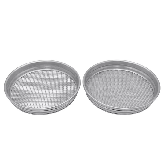 Aluminium Gold & Gemstone 2pc Sieve Set (Heavy Duty)