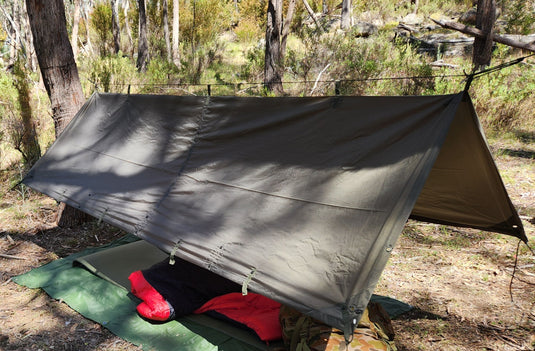 australian hoochie tarp HUTCHIE OLIVE NEW