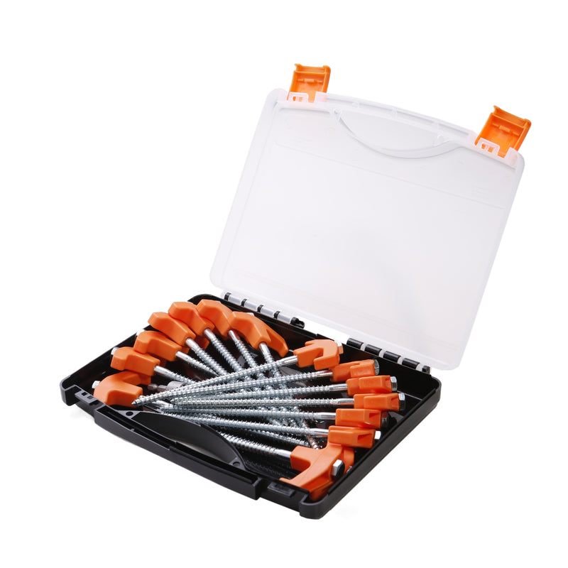Load image into Gallery viewer, Bush Tracks Screw in Tent Peg Set
